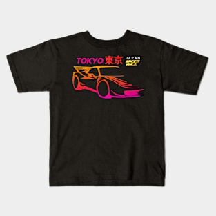 Spooky Nissan Skyline R33 Tokyo Night Kids T-Shirt